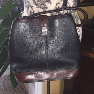 Brighton Black and Brown Shoulder Bag